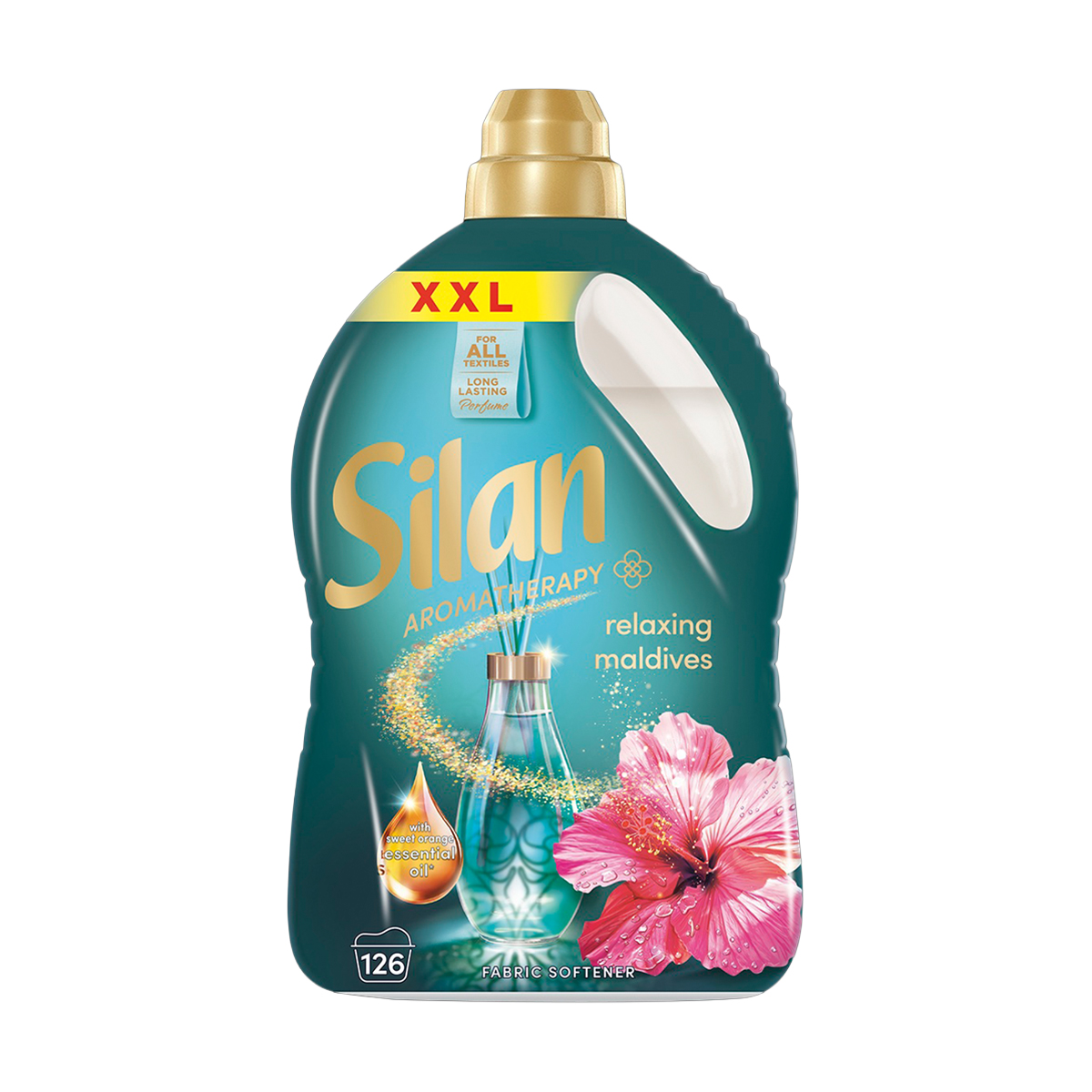 Кондиціонер для білизни Silan Ароматерапія, Райські мальдіви, 126 циклів прання, 2.772 л